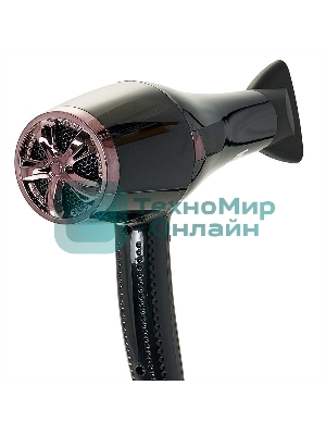 Фен Delta DL-0908 черный/коричневый, 2000 Вт