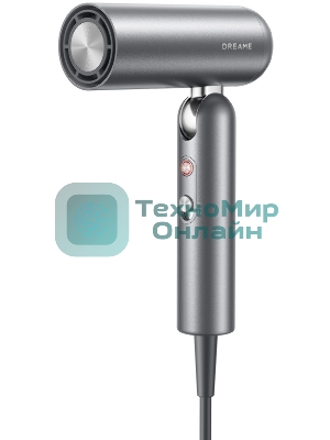 Фен Dreame Pocket High-speed AHD51 серый космос, 1300 Вт, компактный, ионизация