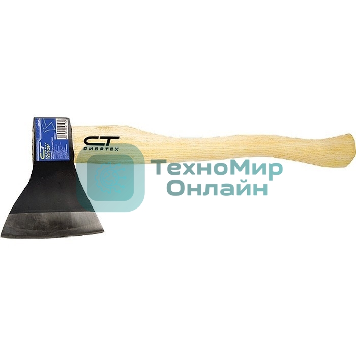 Топор Сибртех ТП11-10, 1000 г, в сборе, кованый, деревянное топорище