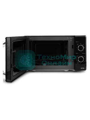 Микроволновая печь Centek CT-1550 черный, 20 л, 700 Вт, переключатели - поворотный механизм