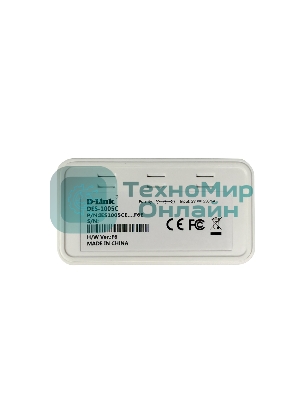 Коммутатор D-Link DES-1005C, 5×100 Мбит/с, неуправляемый