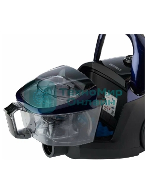 Пылесос Samsung SC18M3120VB синий, 380/1800 Вт, уборка сухая, пылесборник контейнер 2 л