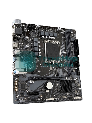 Материнская плата Gigabyte H610M H V2, LGA 1700, Intel H610, 2xDDR5, 4xSATA, 1xM.2, 1xPCIe 4.0 x16, 1xPCIe x1, 1xHDMI, 1xVGA, 1x 1Gb LAN, 2xUSB-A 3.2 Gen 1, 4xUSB-A 2.0, 3x 3.5 мм, 7.1, mATX