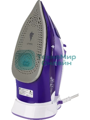 Утюг LEONORD LE-1807U фиолетовый, 2600 Вт, 28 г/мин, 1 г/удар, 350 мл