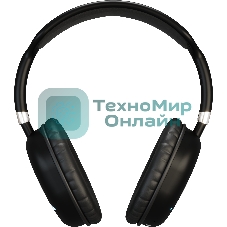 Беспроводные/проводные наушники SOUNDMAX SM-HP2200B черный, накладные, Bluetooth + проводной, до 8 ч