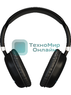 Беспроводные/проводные наушники SOUNDMAX SM-HP2200B черный, накладные, Bluetooth + проводной, до 8 ч