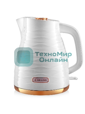 Чайник электрический BRAYER BR1057WH белый, 2200 Вт, 1.7 л