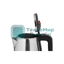 Чайник электрический Homestar HS-1003 1.8л нержавейка, черный