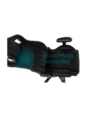 Кресло Zombie Ghost Fabric черный Light-20, ткань (велюр), подголовник