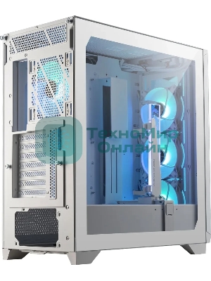 Компьютерный корпус MSI MPG GUNGNIR 300R AIRFLOW White, Midi Tower, EATX,2xUSB 3.2 Gen 1, 1xUSB 3.2 Gen2 Type-C,4x120мм PWM ARGb Fan, ARGb+PWM Control Board, Tempered Glass Window
