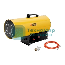 Газовая тепловая пушка Denzel GHG-50, 50 кВт, 1400 м3/ч, пропан-бутан