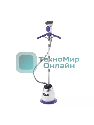 Отпариватель Kitfort КТ-990 белый/фиолетовый, 1580 Вт, 38 г/мин, 1400 мл