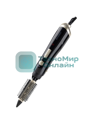 Фен-расческа Energy EN-845 черный/золотистый, 1000 Вт