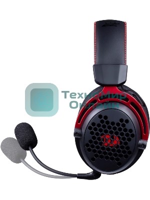 Гарнитура Redragon Diomedes чёрный/красный, проводная, USB / mini jack 3.5 мм