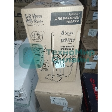 (Поврежденная упаковка) Набор для влажной уборки HP-MB08GR Happy Panda с ведром с механизмом отжатия и насадкой оливковый