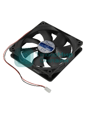 Вентилятор для корпуса 5bites FB12025S-12L2 черный, 120 x 120 мм, 1200 об/мин, 25 дБ, 2 pin