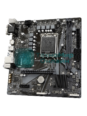 Материнская плата Gigabyte H610M H V2, LGA 1700, Intel H610, 2xDDR5, 4xSATA, 1xM.2, 1xPCIe 4.0 x16, 1xPCIe x1, 1xHDMI, 1xVGA, 1x 1Gb LAN, 2xUSB-A 3.2 Gen 1, 4xUSB-A 2.0, 3x 3.5 мм, 7.1, mATX