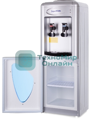 Кулер для воды Aqua Work 0.7-LDR, верхняя загрузка, нагрев 92 °С, охлаждение 12 °С, серебристый