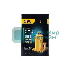 Домкрат бутылочный гидравлический Deli DQ71020 макс.грузоподъемность 20 т