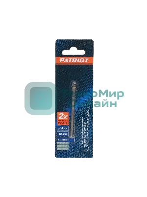 Сверло EDGE by PATRIOT по керамике 4х65 мм, 1шт в блистере