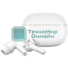 Наушники TWS Realme Buds T200x белый, внутриканальные, Bluetooth, до 30 ч
