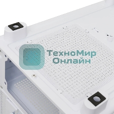 Компьютерный корпус HSPD M510, Mesh Mid Tower, белый, TG, 0.5 SPCC, 4x120мм ARGb ATX, mATX, mITX 180/280/160мм 1x2.5