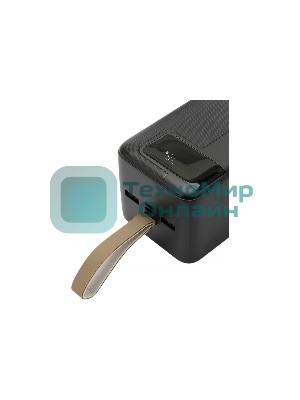 Портативный аккумулятор Gembird GPB-50Q, 50000мА·ч, QC/PD, дисплей, черный