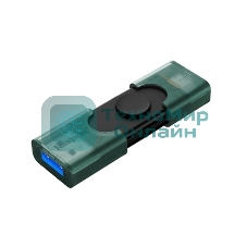 Флешка USB Kingston DataTraveler Duo (DTDEG2/128Gb), 128Gb, USB 3.2/Type-C, R/W 100/60, зеленая