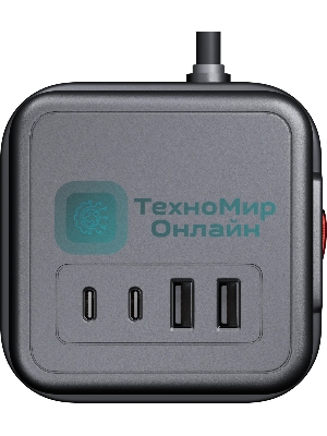 Сетевой фильтр Defender ILS 453 (3 м, 8 розеток, 2USB-A, 2USB-C)