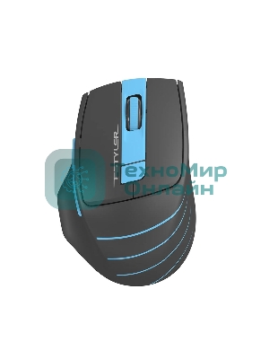 Мышь беспроводная A4Tech Fstyler FG30 серый/синий, 2000 dpi, радиоканал, USB, кнопки - 5