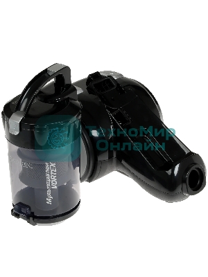 Пылесос Centek CT-2524 черный/серый, 420/2300 Вт, уборка сухая, пылесборник контейнер 2 л