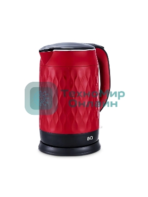 Чайник электрический BQ KT1715P Red-Black. Мощность:1800 Вт, Объем 1.7 л