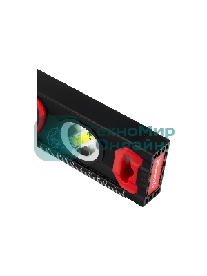 Уровень алюминиевый Matrix, усиленный, фрезерованный, 3 глазка, 2 комп. рукоятки, 600 мм