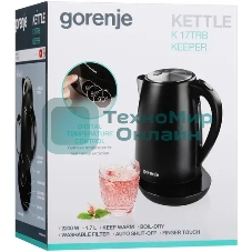 Чайник электрический Gorenje K17TRB черный