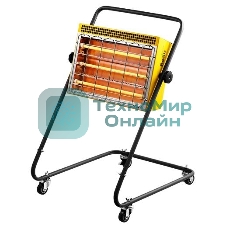 Обогреватель инфракрасный Ballu BIH-LM-3.0 желтый, кварцевый, 3000 Вт, 30 м2