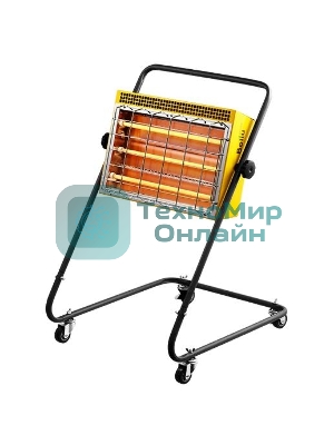 Обогреватель инфракрасный Ballu BIH-LM-3.0 желтый, кварцевый, 3000 Вт, 30 м2