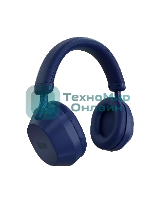 Беспроводные/проводные наушники MORE CHOICE HW55 темно-синий, накладные, Bluetooth + проводной, до 12 ч