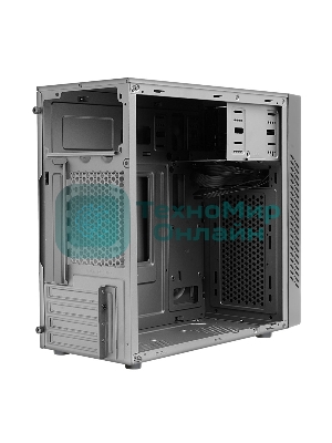 Компьютерный корпус Ginzzu D350 2хUSB 2.0,AU RGb w/o PSU