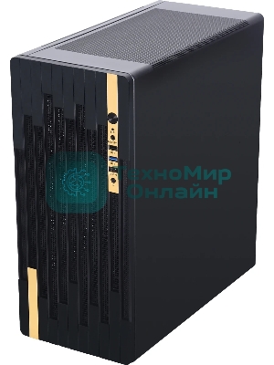 Компьютерный корпус Accord ACC-188R2 черный без БП ATX 4x120мм 1xUSB 2.0 1xUSB 3.0 1xUSB3.1 audio