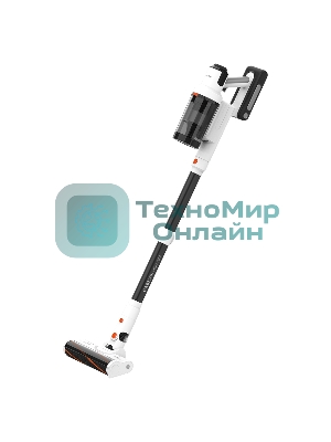 Пылесос вертикальный Garlyn MDC-1200 белый, питание от аккумулятора, 180 Вт, уборка сухая, пылесборник 0,5 л