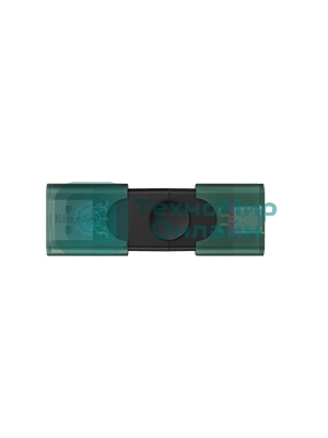 Флешка USB Kingston DataTraveler Duo (DTDEG2/128Gb), 128Gb, USB 3.2/Type-C, R/W 100/60, зеленая