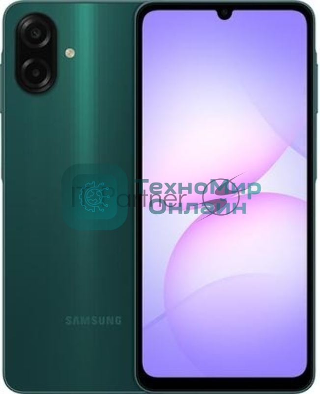 Смартфон Samsung Galaxy A07 SM-A075 6/128Gb зеленый
