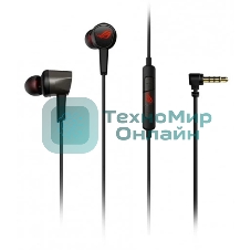 Гарнитура ASUS ROG Cetra II Core чёрный, проводная, mini jack 3.5 мм, вставные