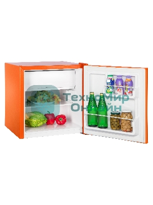 Холодильник Nordfrost ORANGE NR 402 OR оранжевый однокамерный 44/11 л морозилка сверху