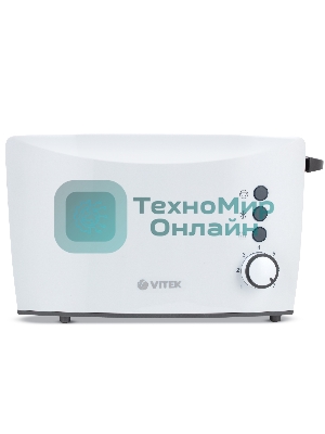 Тостер Vitek VT-7166 (MC) белый/серый