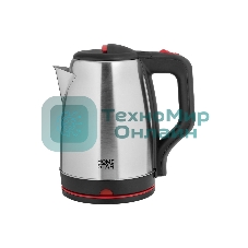 Чайник электрический Homestar HS-1003 1.8л нержавейка, черный