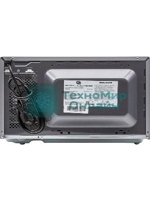 Микроволновая печь General Electronics GE-MS120S серебристый, 20 л, 700 Вт, переключатели - поворотный механизм