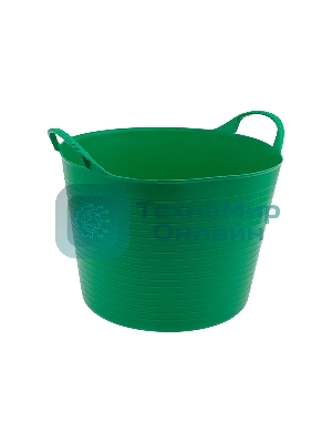 Ведро Сибртех гибкое сверхпрочное, 40 л, зеленый
