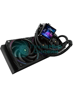 Система жидкостного охлаждения Thermalright Frozen Vision 360 V2 (360мм, LED, Black, ARGB/Fans: 3x120мм, 69CFM, 27dBA, 2150RPM/Pump height 60мм, 23dBA, 3000RPM, Rad thickness 27мм/S: 1700, 1200, 1851, 115X, 2011, 2066, AM5, AM4)