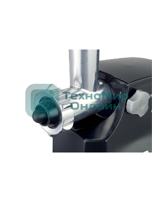 Мясорубка электрическая Kenwood MG474 черный, 1500 Вт, 1.5 кг/мин, реверс, защита от перегрузки, насадки - 6